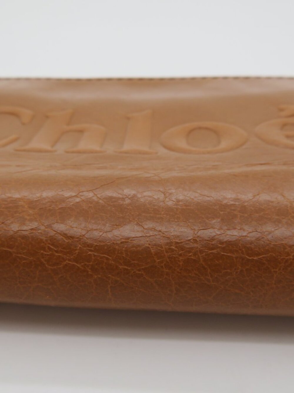 Chloé Nutmeg Brown Sheepskin Leather Wallet - Picture 4 of 16